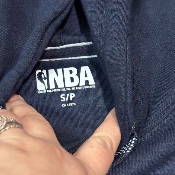 NWT Utah Jazz NBA Hoodie Hooded Sweatshirt Navy Blue Men’s Sz Small See pictures - Picture 4 of 6